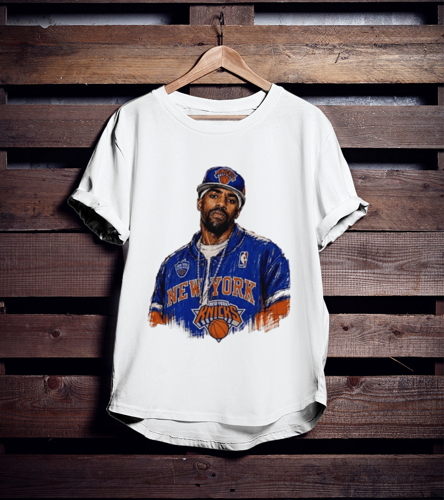 Kyrie Irving New York Knicks New Yorks Finest To The World Manhattan Knicks T-Shirt