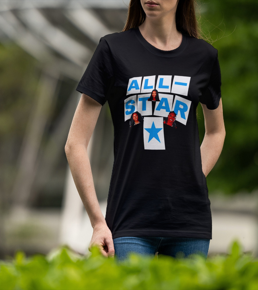 Atlanta Dream Angel Reese All Star Trio Basketball WNBA 2026 T-Shirt