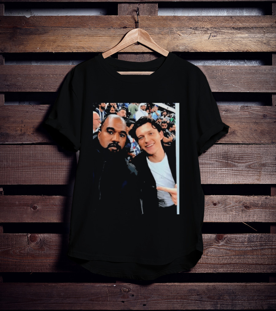 Kanye West And Tom Holland Iconic Celebrity Selfie At Event T-Shirt