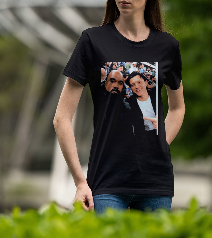 Kanye West And Tom Holland Iconic Celebrity Selfie At Event T-Shirt