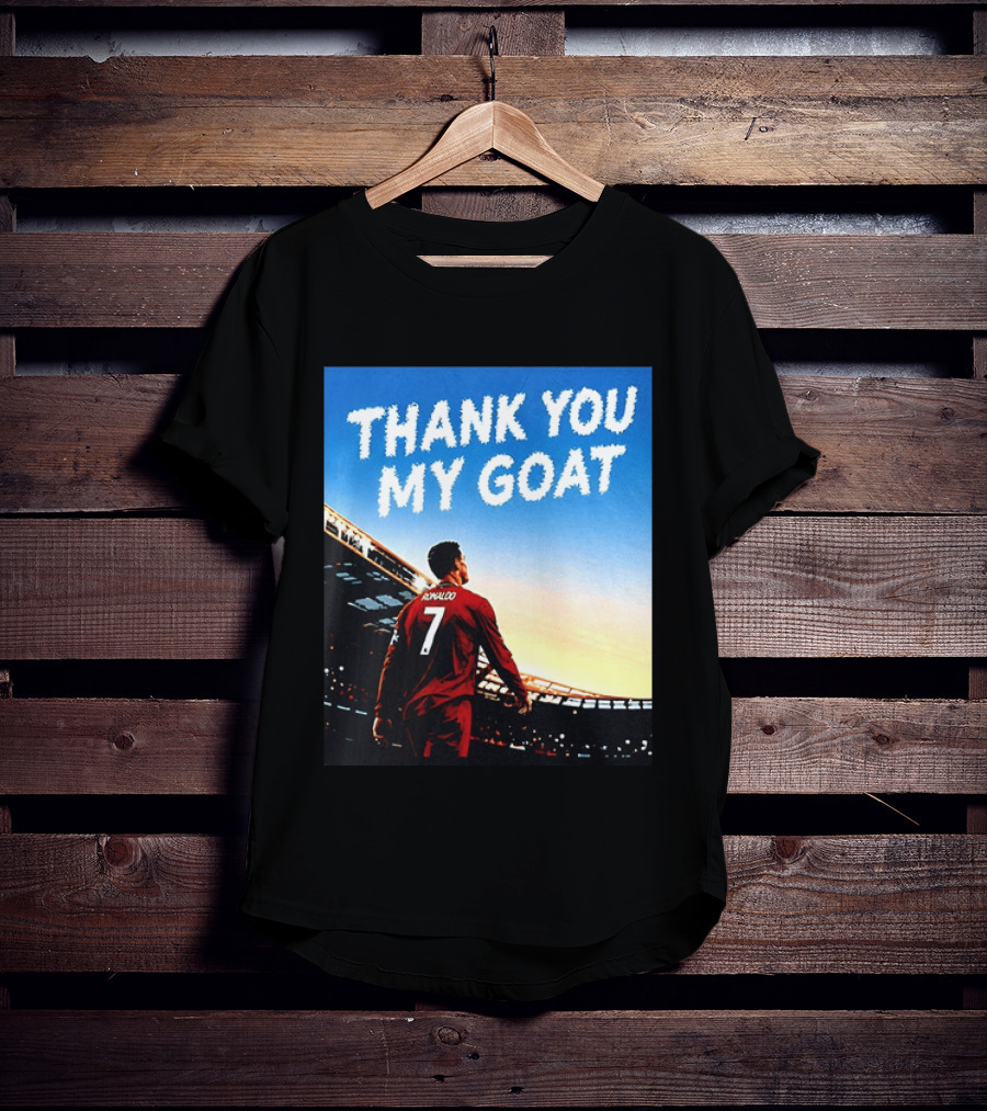 Thank You My Goat Cristiano Ronaldo 7 Portugal National Team T-Shirt