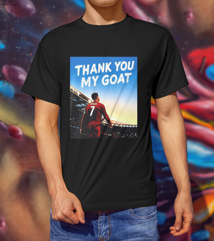 Thank You My Goat Cristiano Ronaldo 7 Portugal National Team T-Shirt