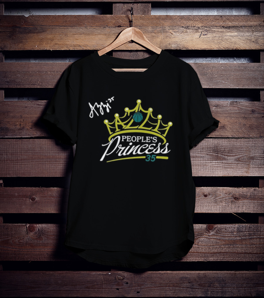 Dallas Wings Azzi Fudd People's Princess 35 Basketball T-Shirt