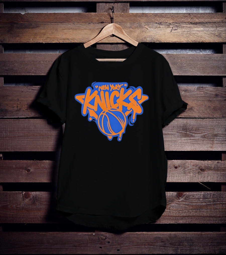 New York Knicks Streetwear Graffiti Basketball T-Shirt