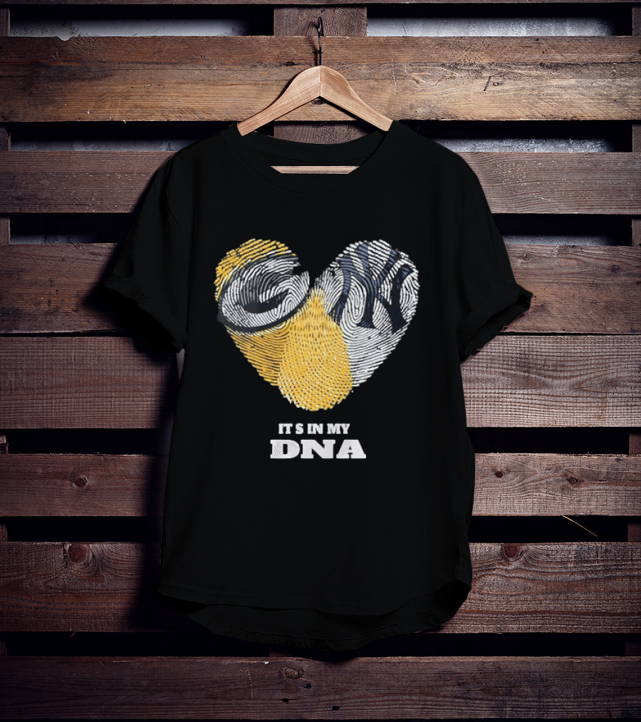 Heart Fingerprint It's In My DNA New York Yankees T-Shirt