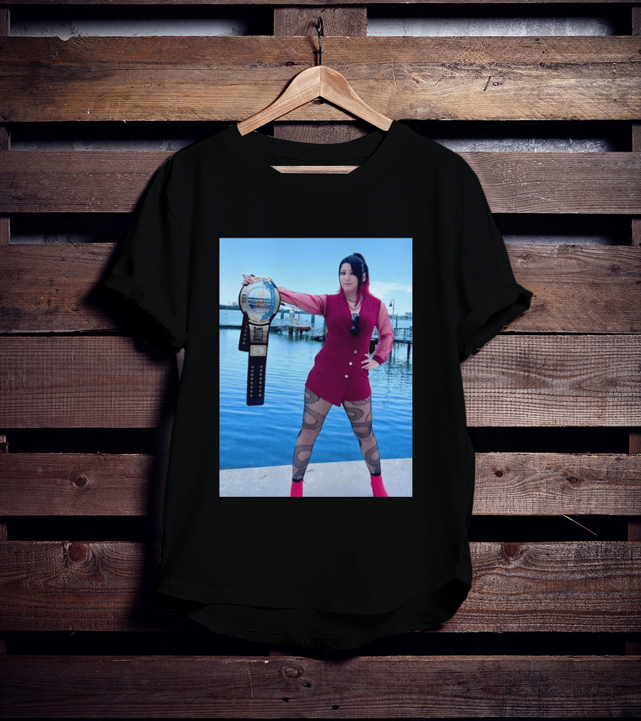 We Are At The Beach Hikaru Shida Wrestling Champion Dockside T-Shirt