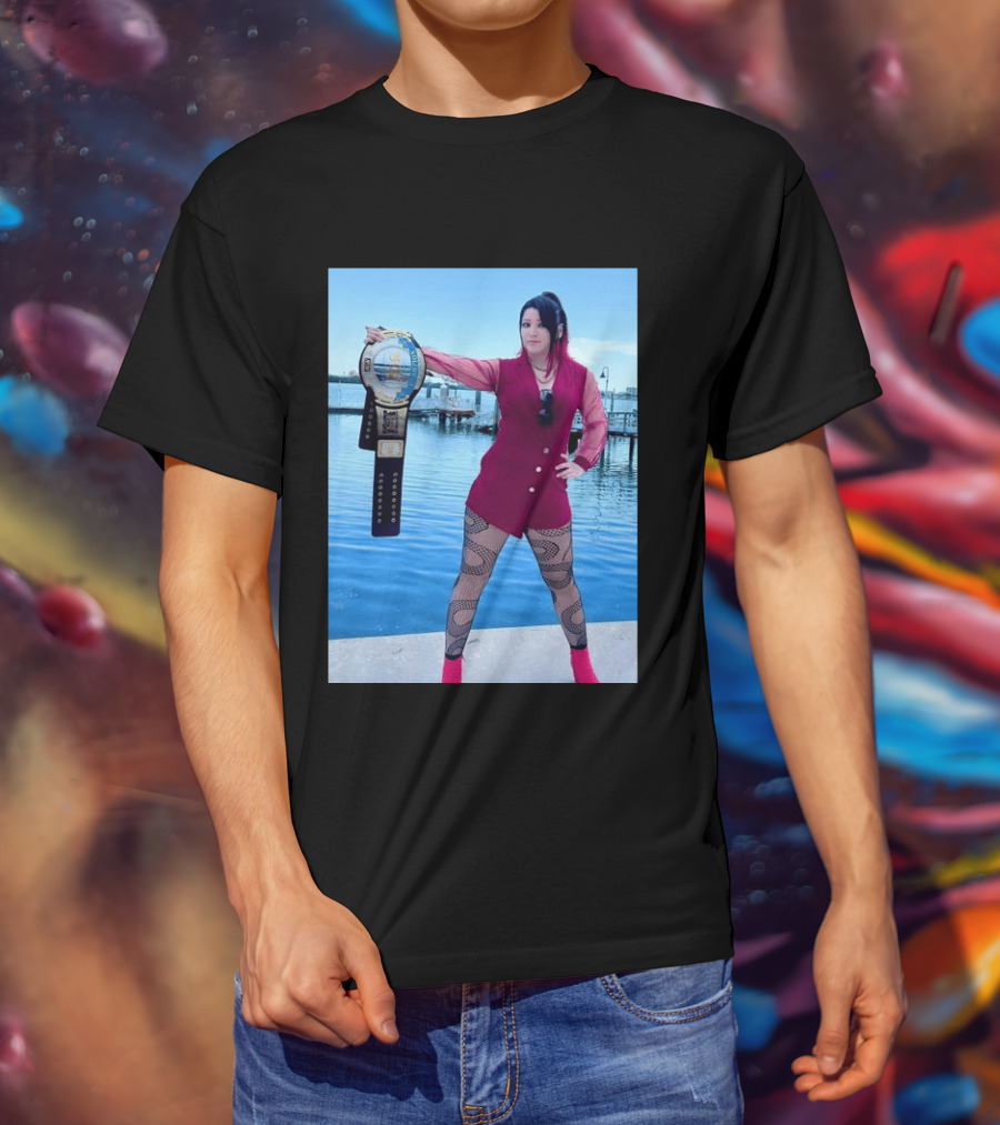We Are At The Beach Hikaru Shida Wrestling Champion Dockside T-Shirt