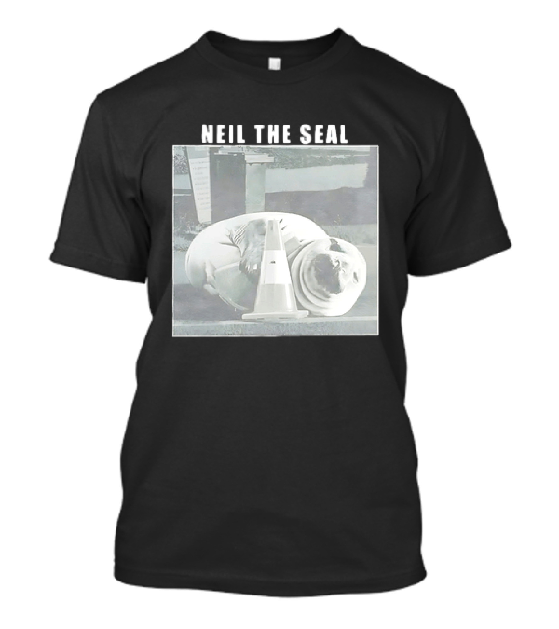 Neil The Seal With Traffic Cone Become Ungovernable T-Shirt