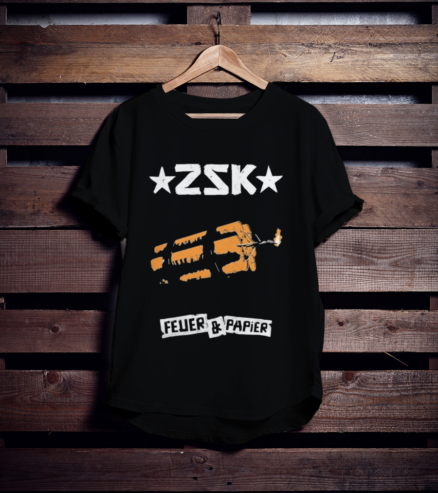 ZSK Feuer Und Papier Exploding Drumsticks T-Shirt