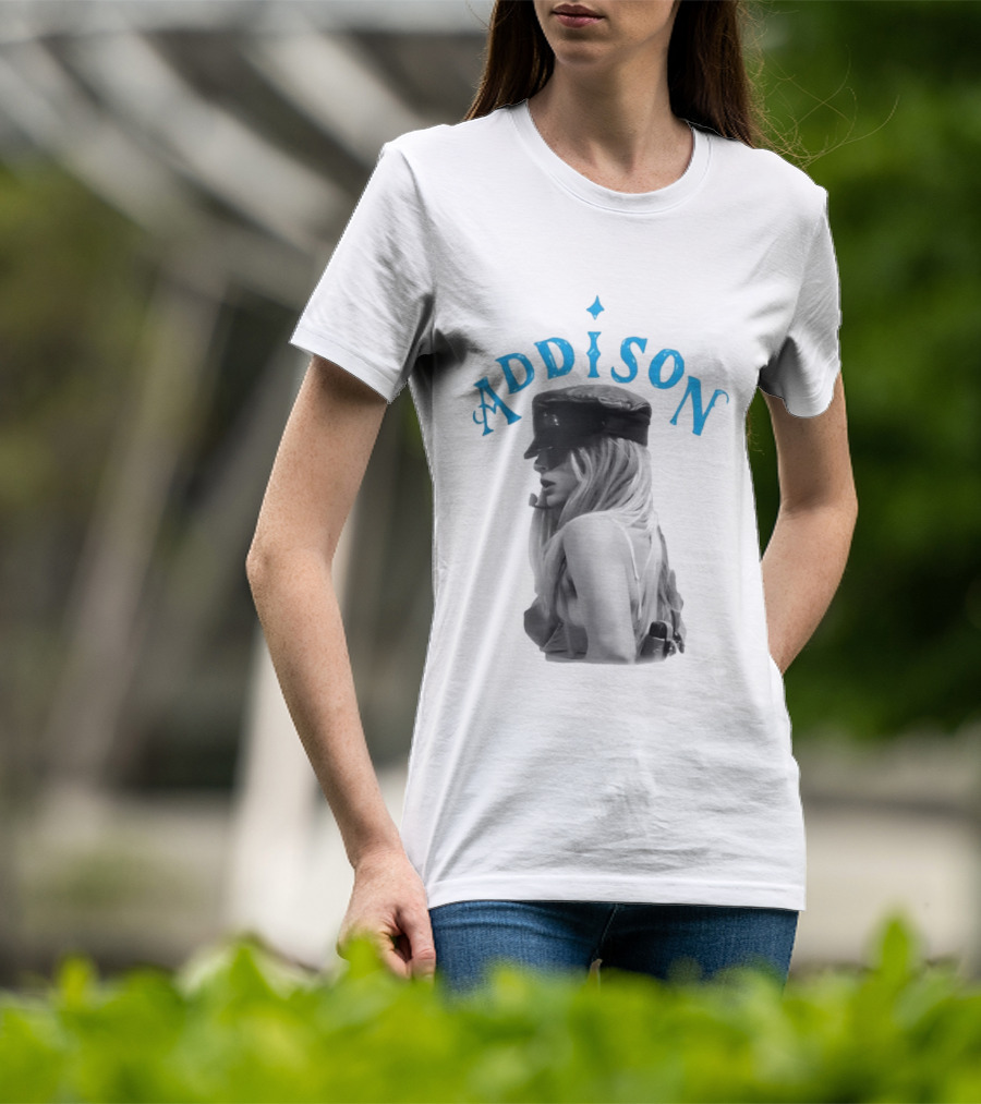 Addison Rae I Got It Bad Black Hat Blue T-Shirt