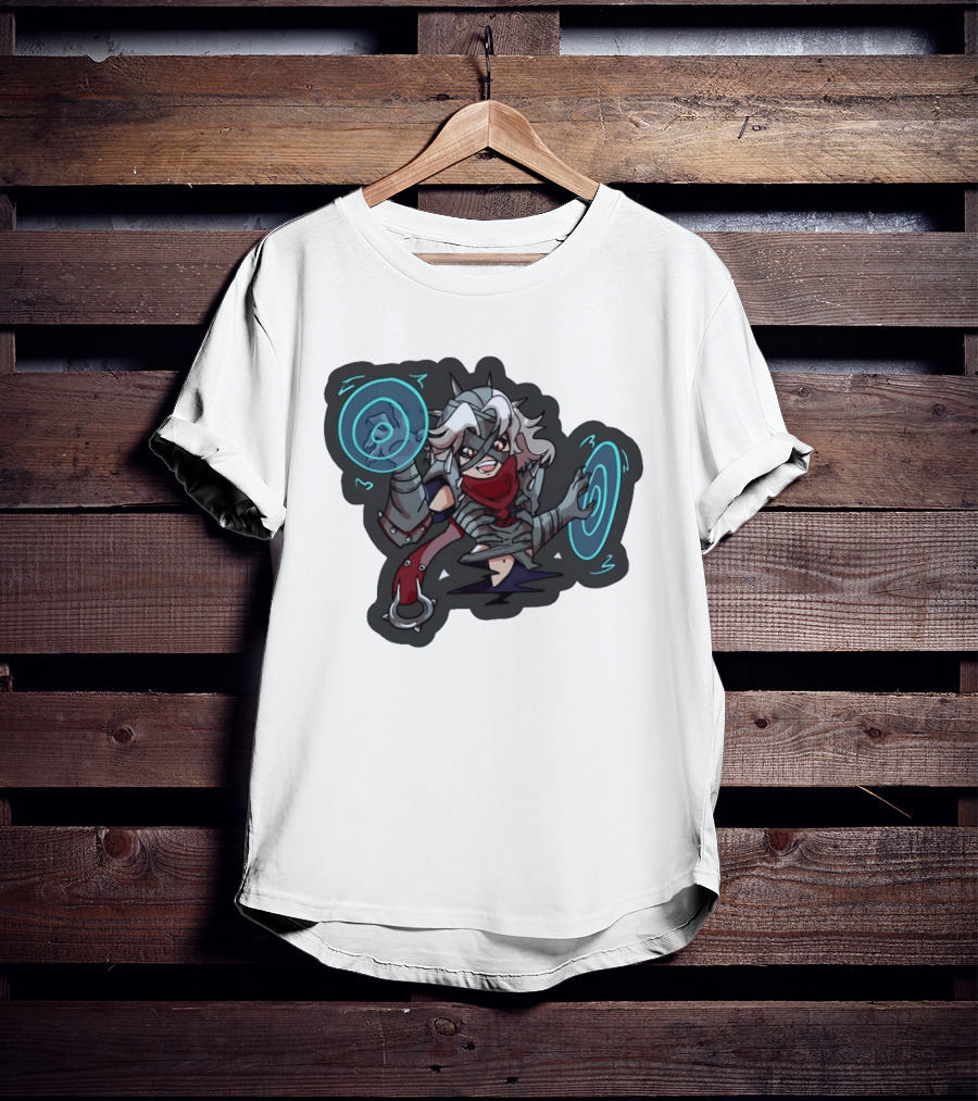 Chibi Warrior Anime Magic Casting Enchanted Spells Gaming Adventure T-Shirt