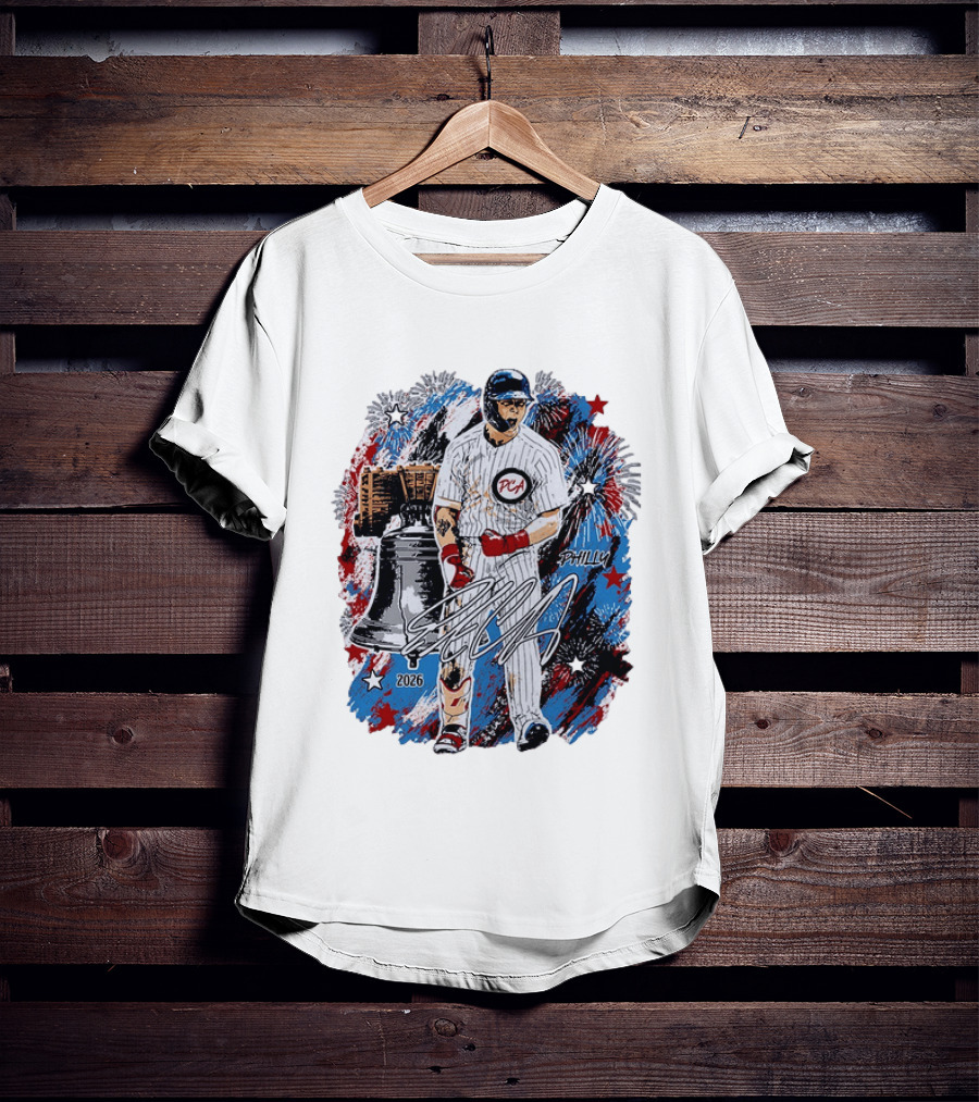 Pete Crow Armstrong Philly 2026 PCA Liberty Bell Fireworks MLB All Star Celebration T-Shirt