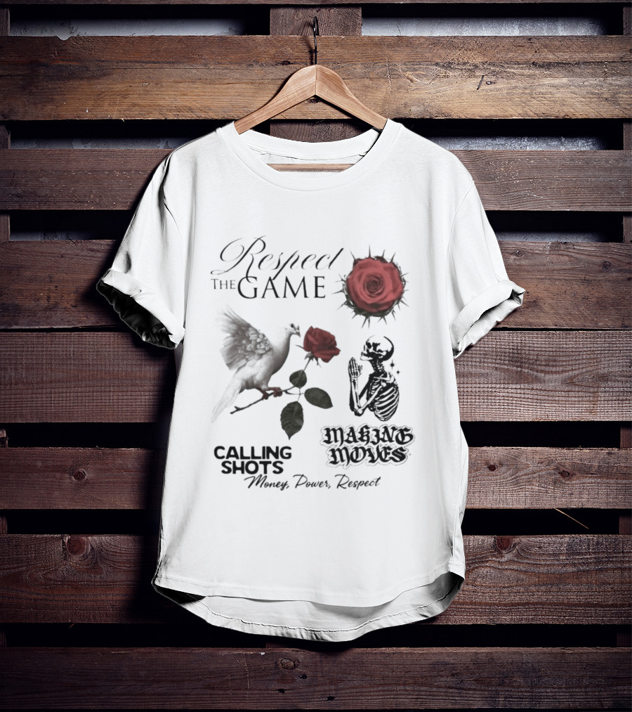 Respect The Game Calling Shots Always Power Thrasher House T-Shirt