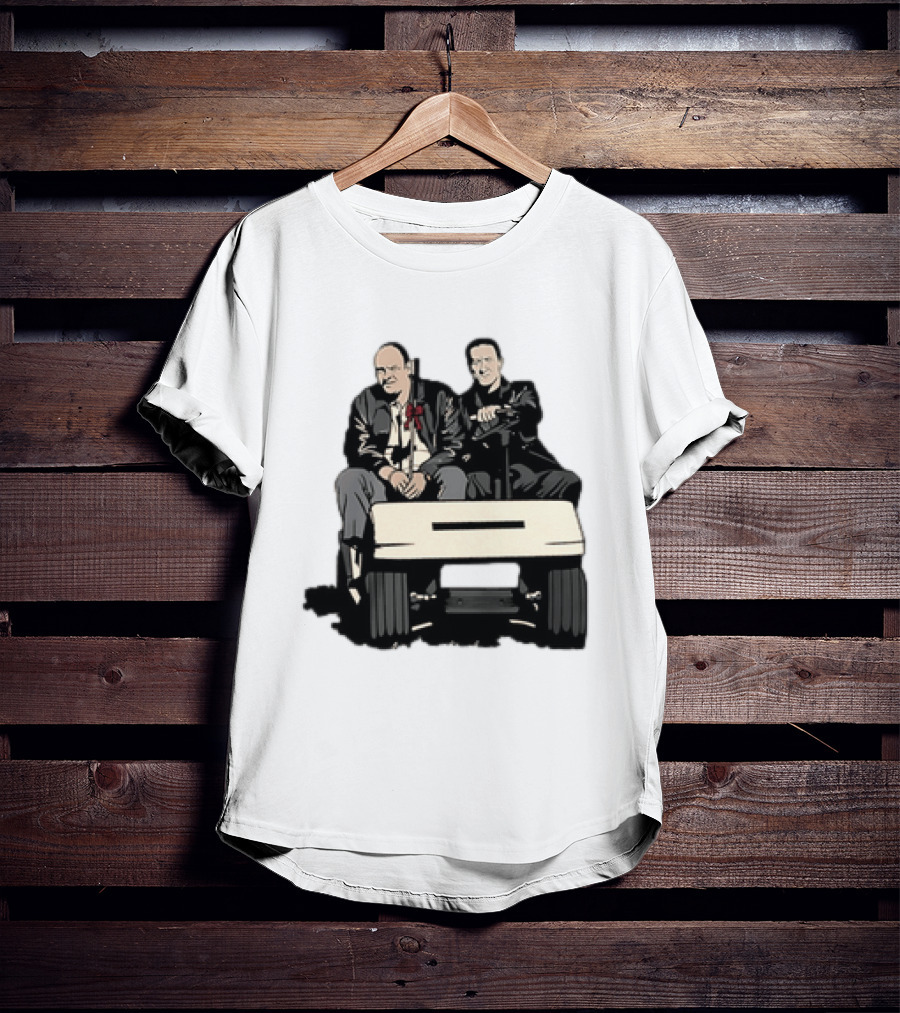 The Sopranos Tony Soprano Furio Giunta Riding Golf Cart Scene T-Shirt