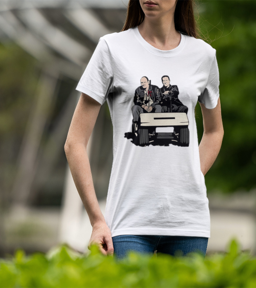 The Sopranos Tony Soprano Furio Giunta Riding Golf Cart Scene T-Shirt
