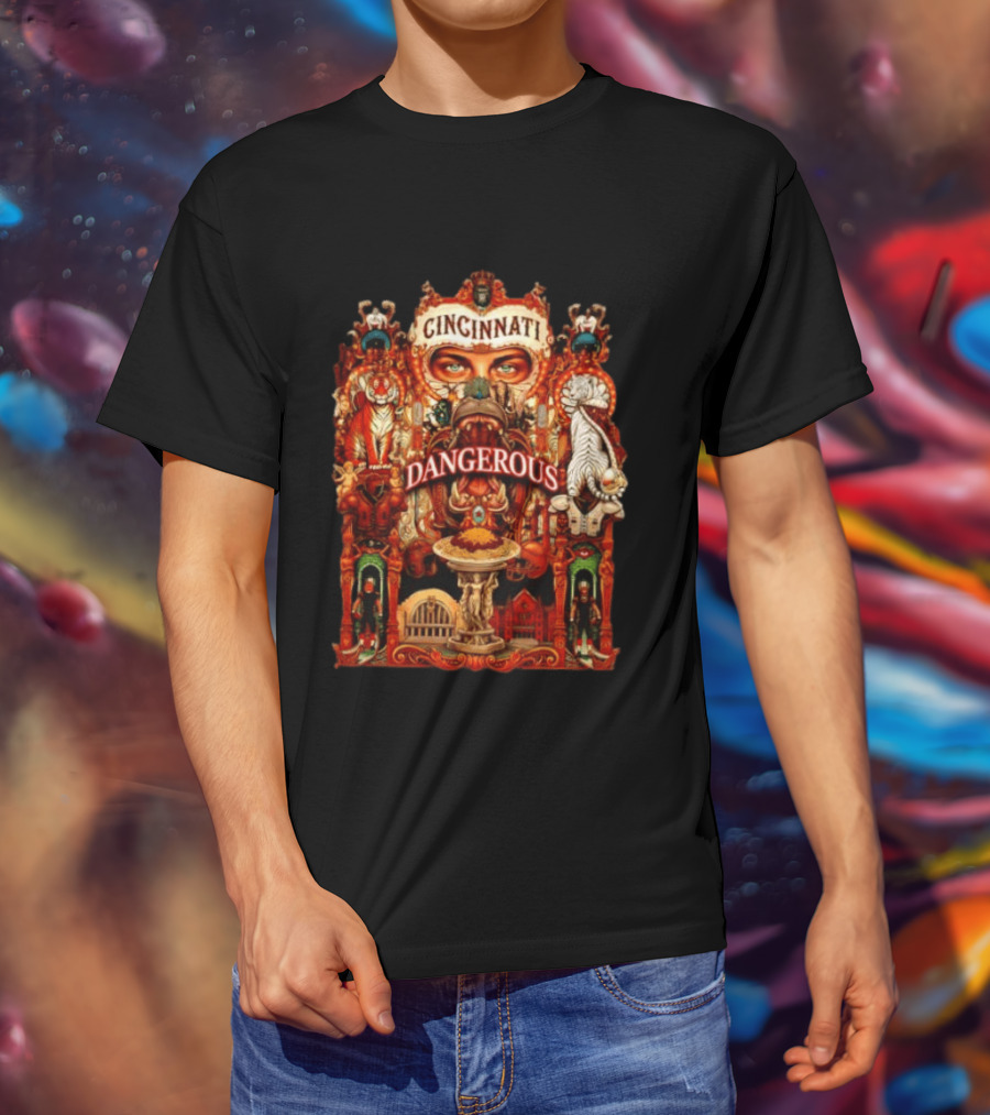 Cincinnati Dangerous Tiger Lord Of The Jungle T-Shirt