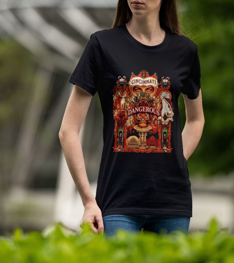 Cincinnati Dangerous Tiger Lord Of The Jungle T-Shirt