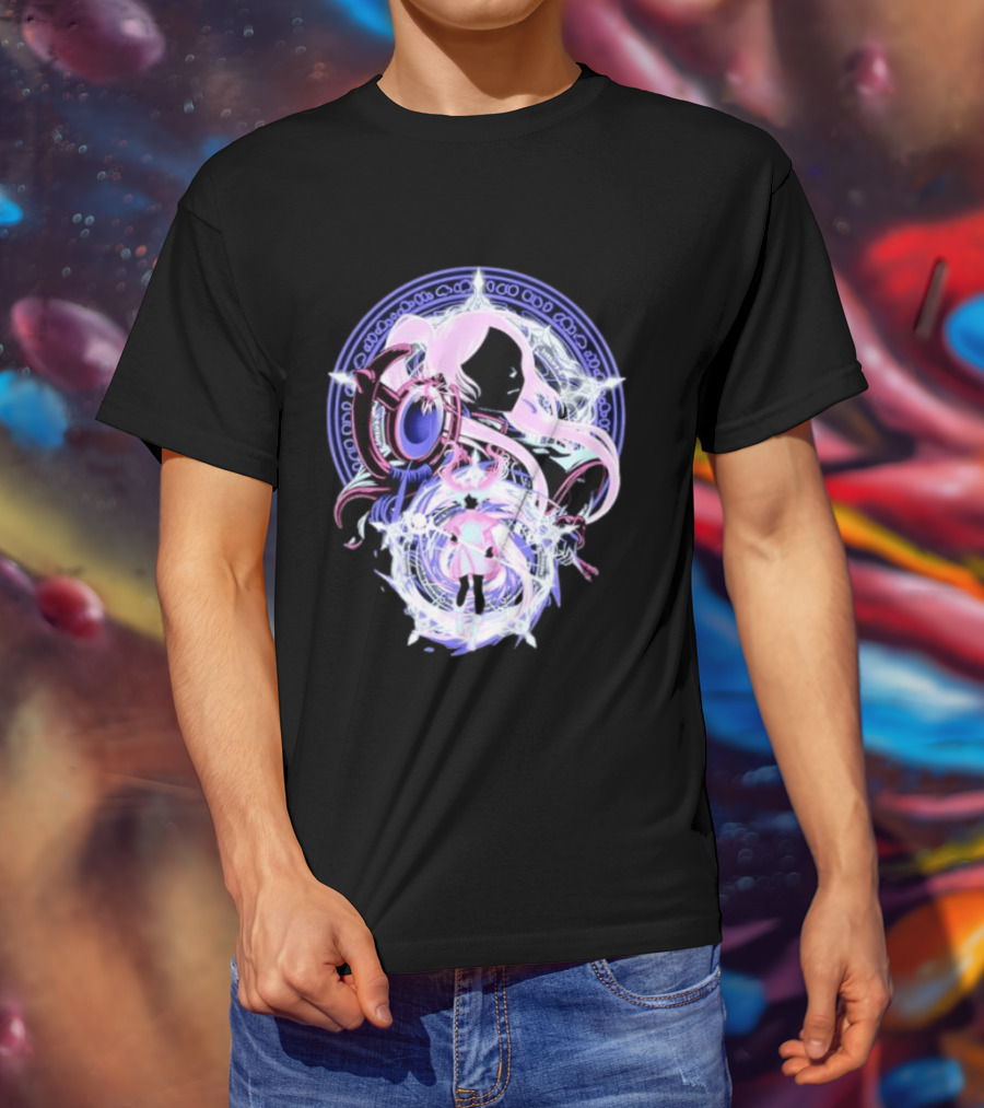 Frieren Beyond Journey's End Anime Character Art With Magical Circle T-Shirt
