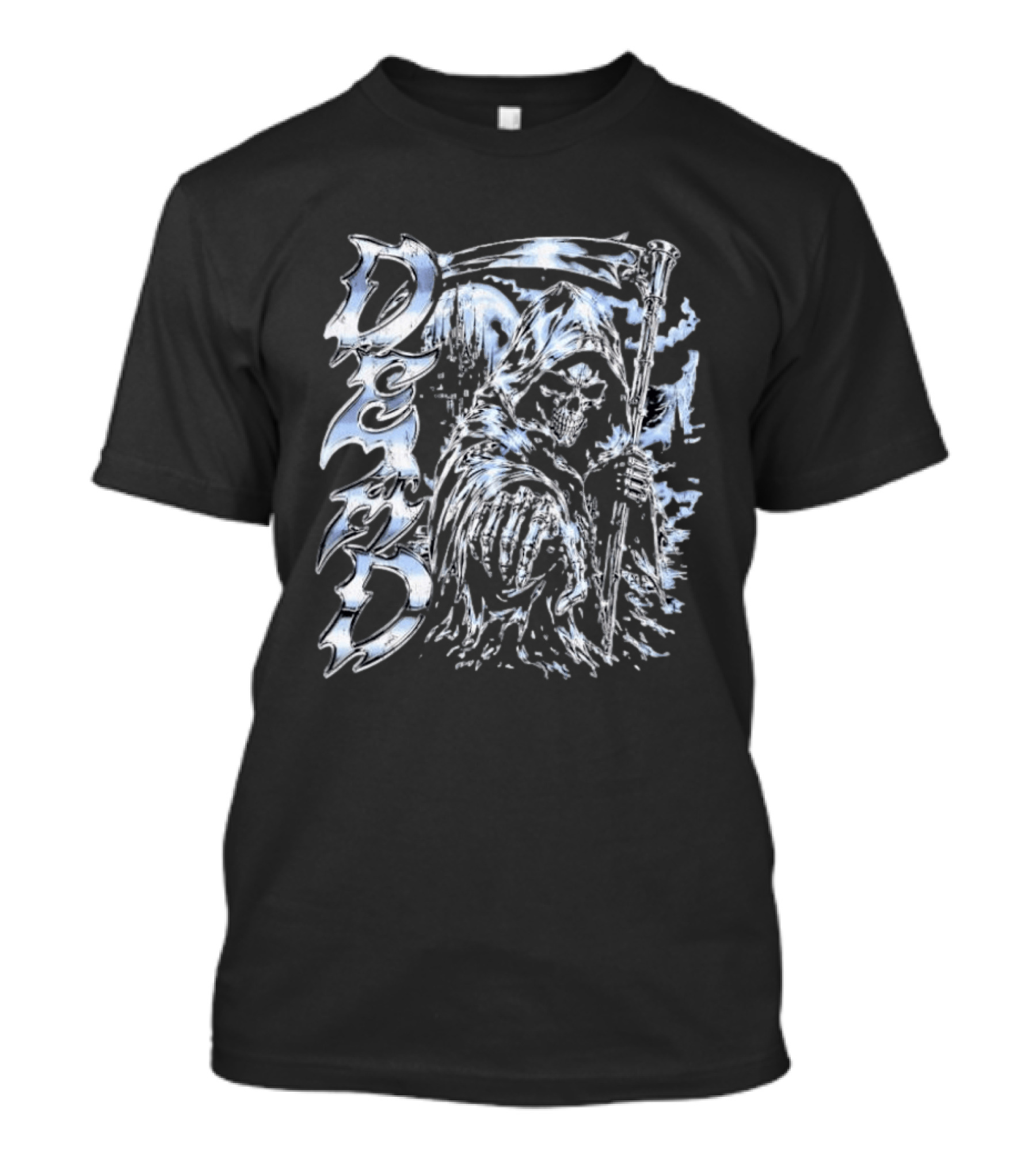 Dead Grim Reaper Gothic Storm Lightning T-Shirt