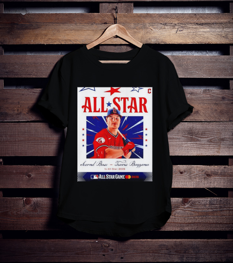 Travis Bazzana 2026 MLB All Star Game Second Base Player Card T-Shirt