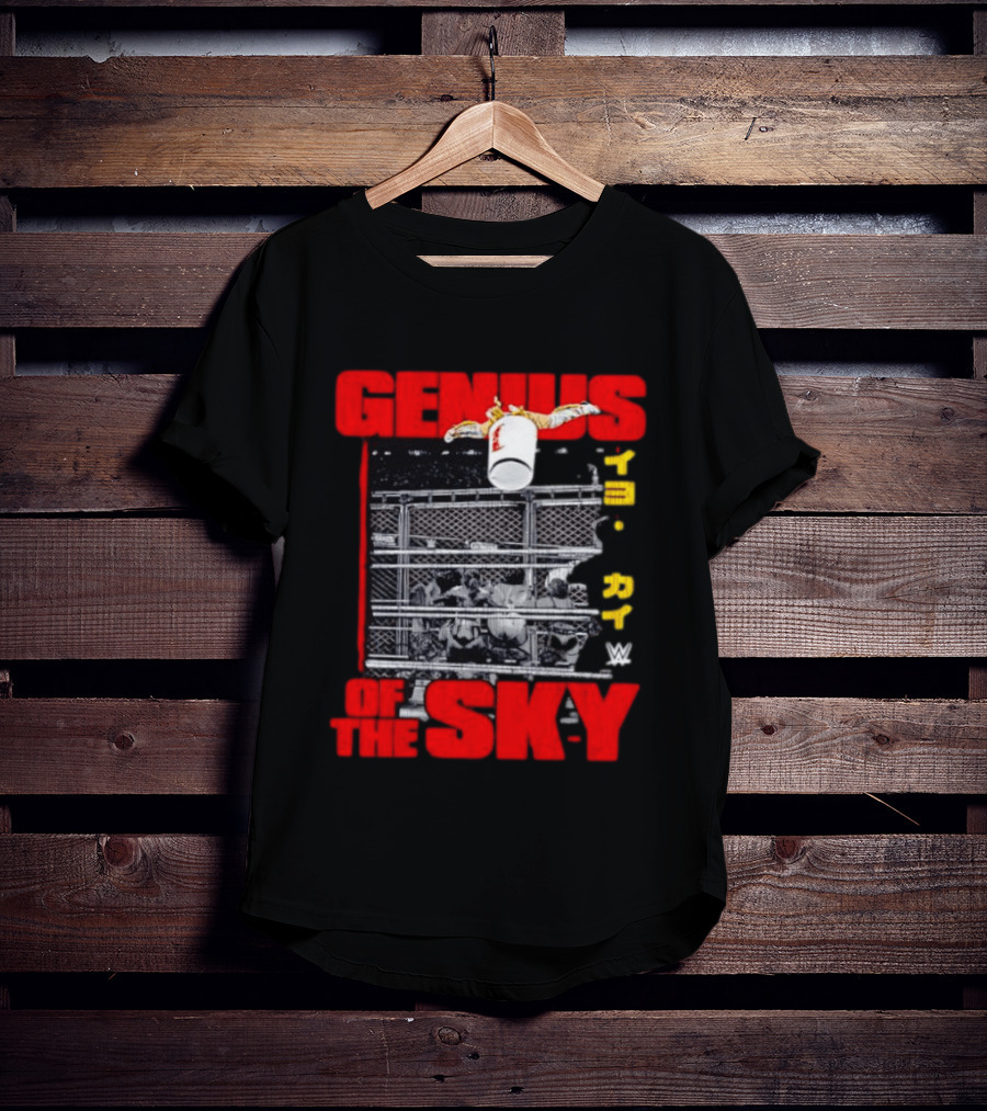 Genius Of The Sky Iyo Sky WWE Trash Can Flip T-Shirt