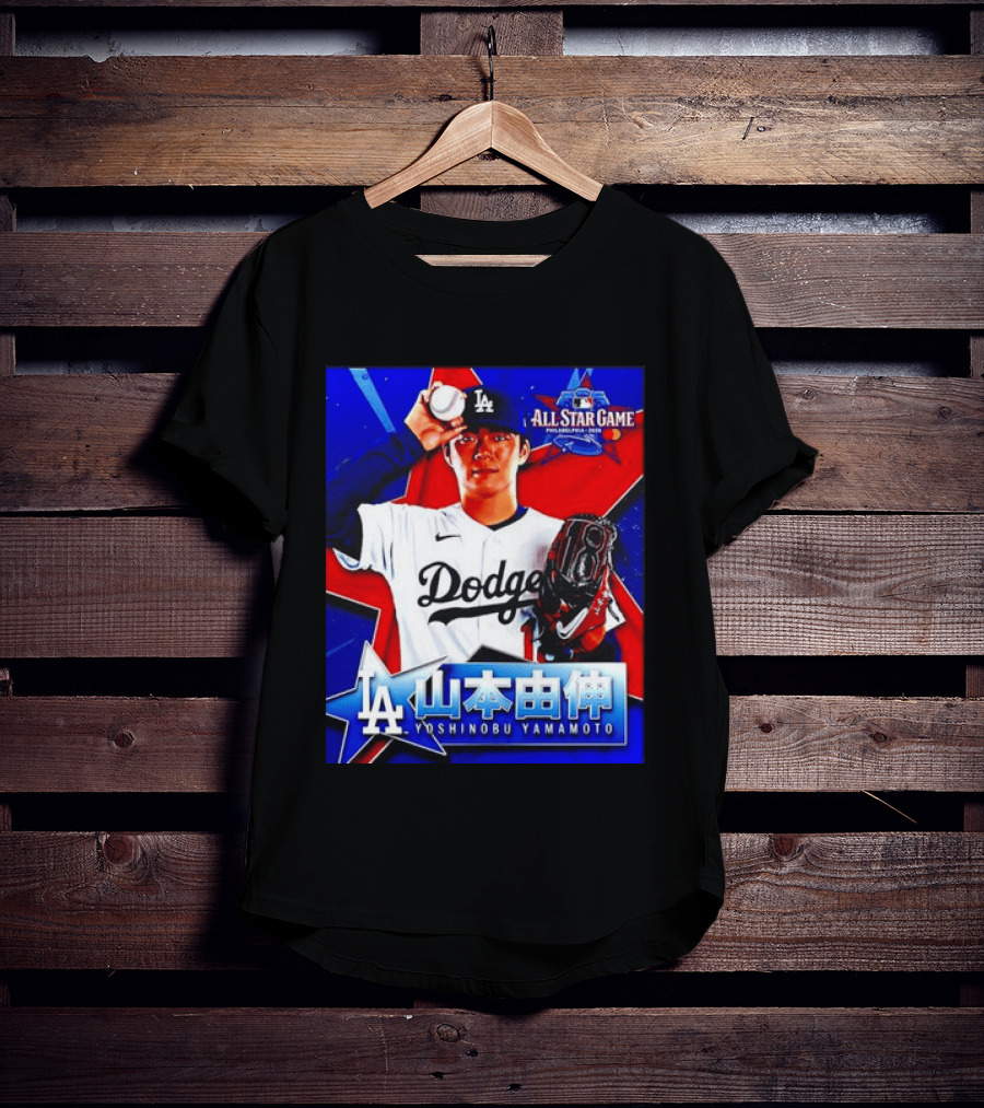 Los Angeles Dodgers Yoshinobu Yamamoto 2026 All Star Game Baseball T-Shirt