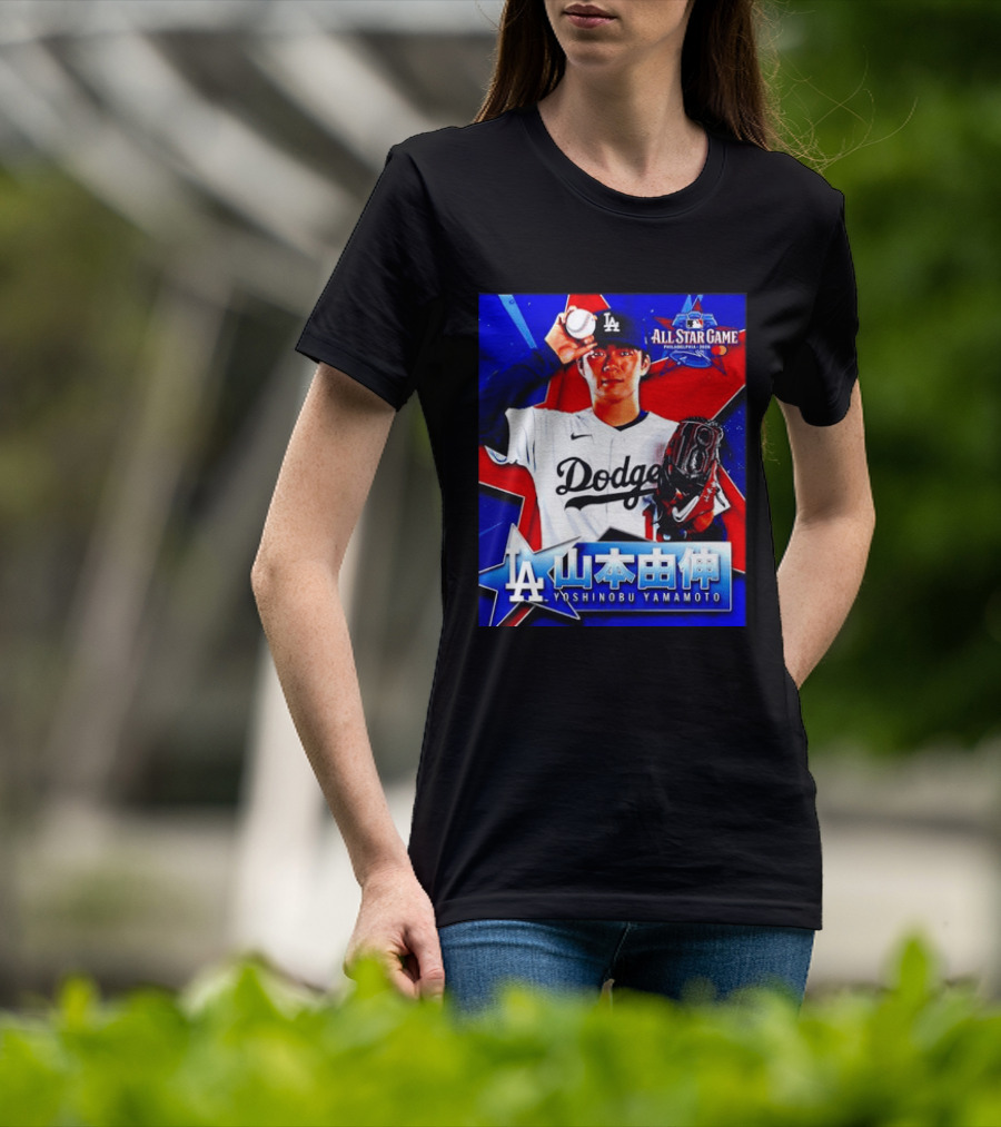 Los Angeles Dodgers Yoshinobu Yamamoto 2026 All Star Game Baseball T-Shirt