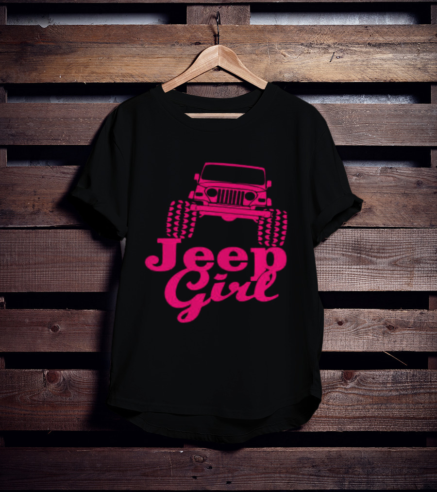 Jeep Girl Off Road Adventure Enthusiast Tire Tread T-Shirt