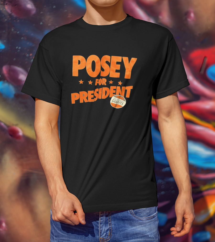 Posey For President 2012 San Francisco Giants T-Shirt