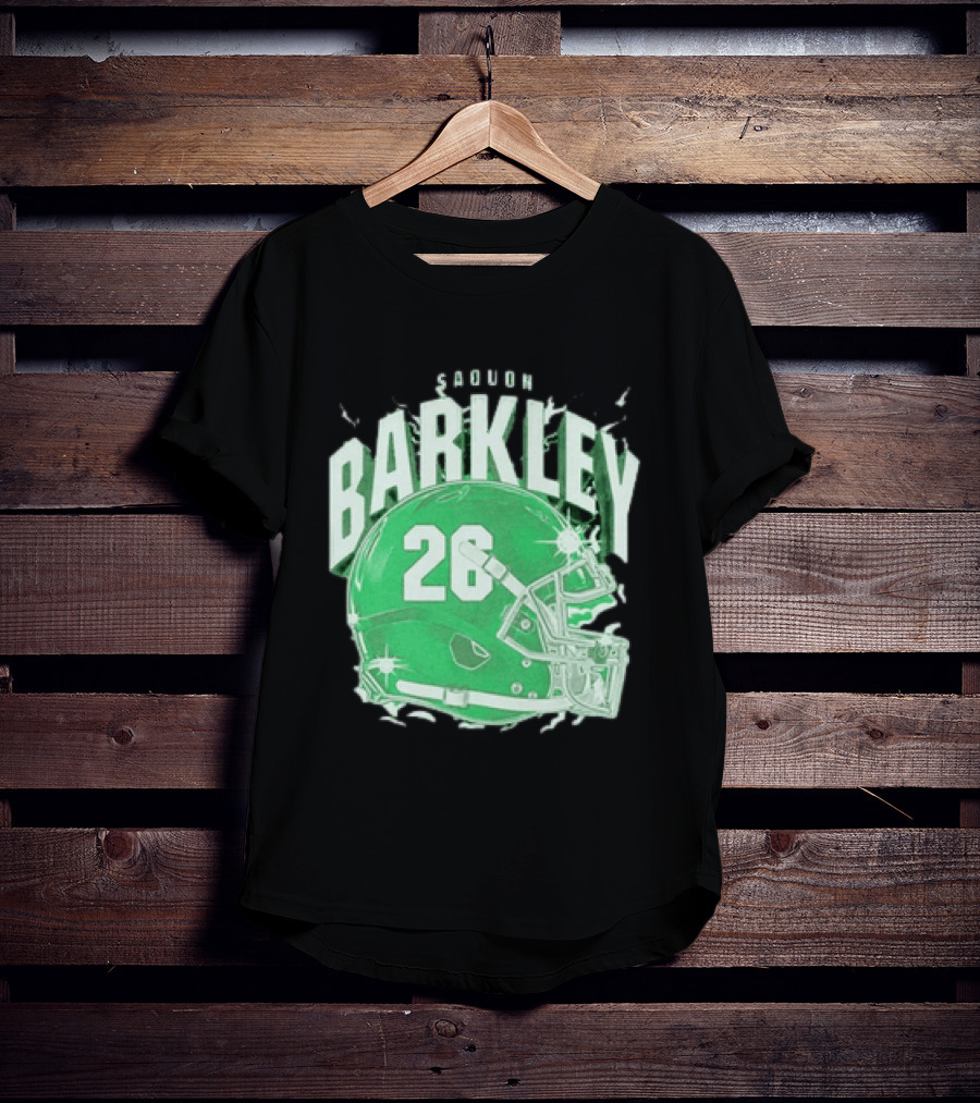 Saquon Barkley 26 Football Helmet T-Shirt