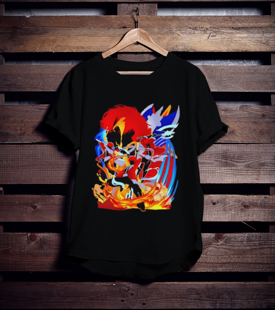 Stark Frieren Beyond Journey's End Anime Dynamic Colorful Scene T-Shirt