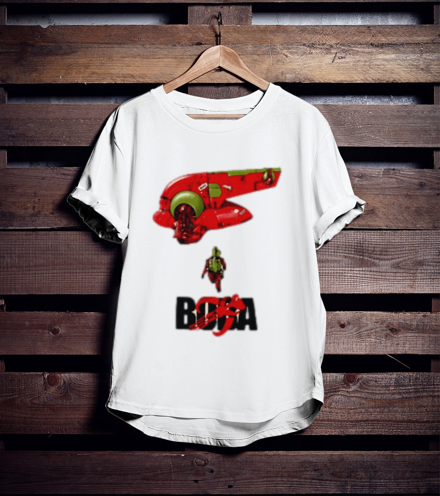 Bobakira Star Wars Boba Fett Mashup Slave I Spaceship And Armor T-Shirt