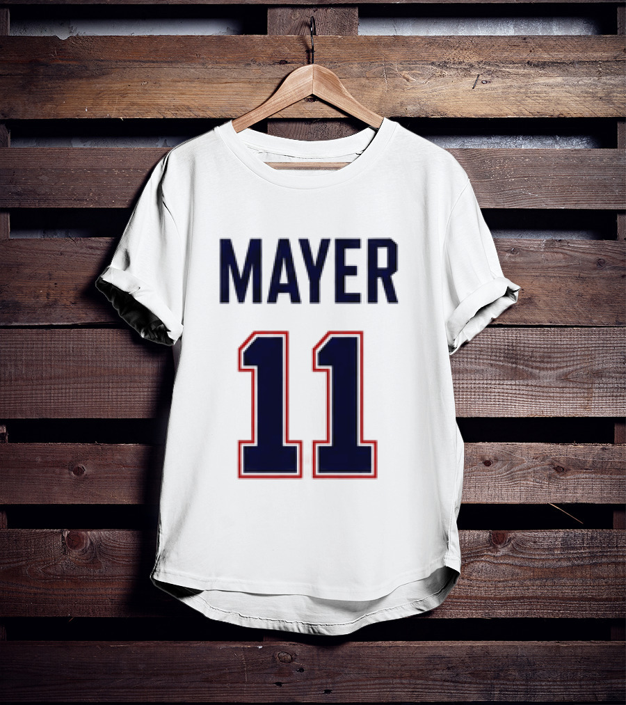 Red Sox 2026 Marcelo Mayer 11 Football Jersey Giveaway T-Shirt