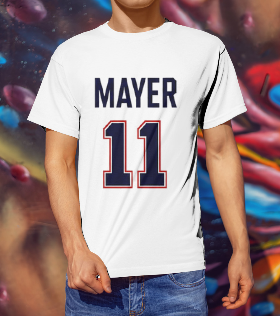 Red Sox 2026 Marcelo Mayer 11 Football Jersey Giveaway T-Shirt