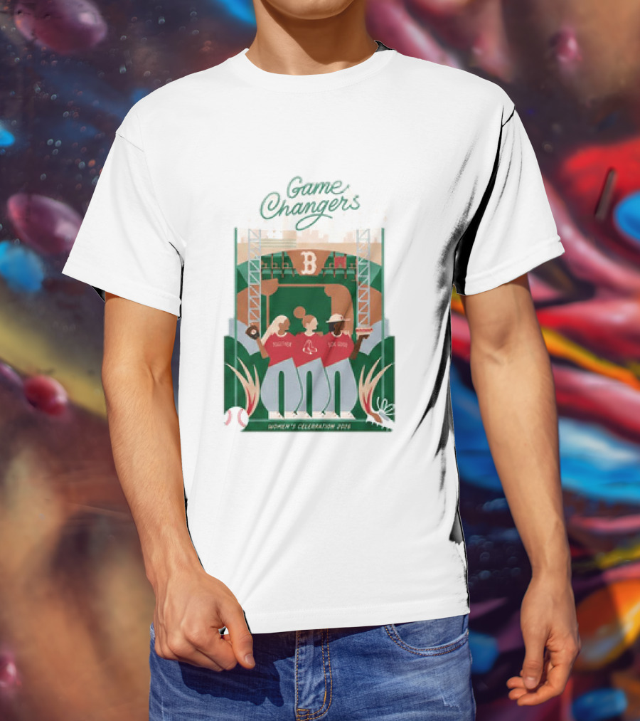 Game Changers Red Sox 2026 Women's Celebration Event Boston Fenway Park T-Shirt
