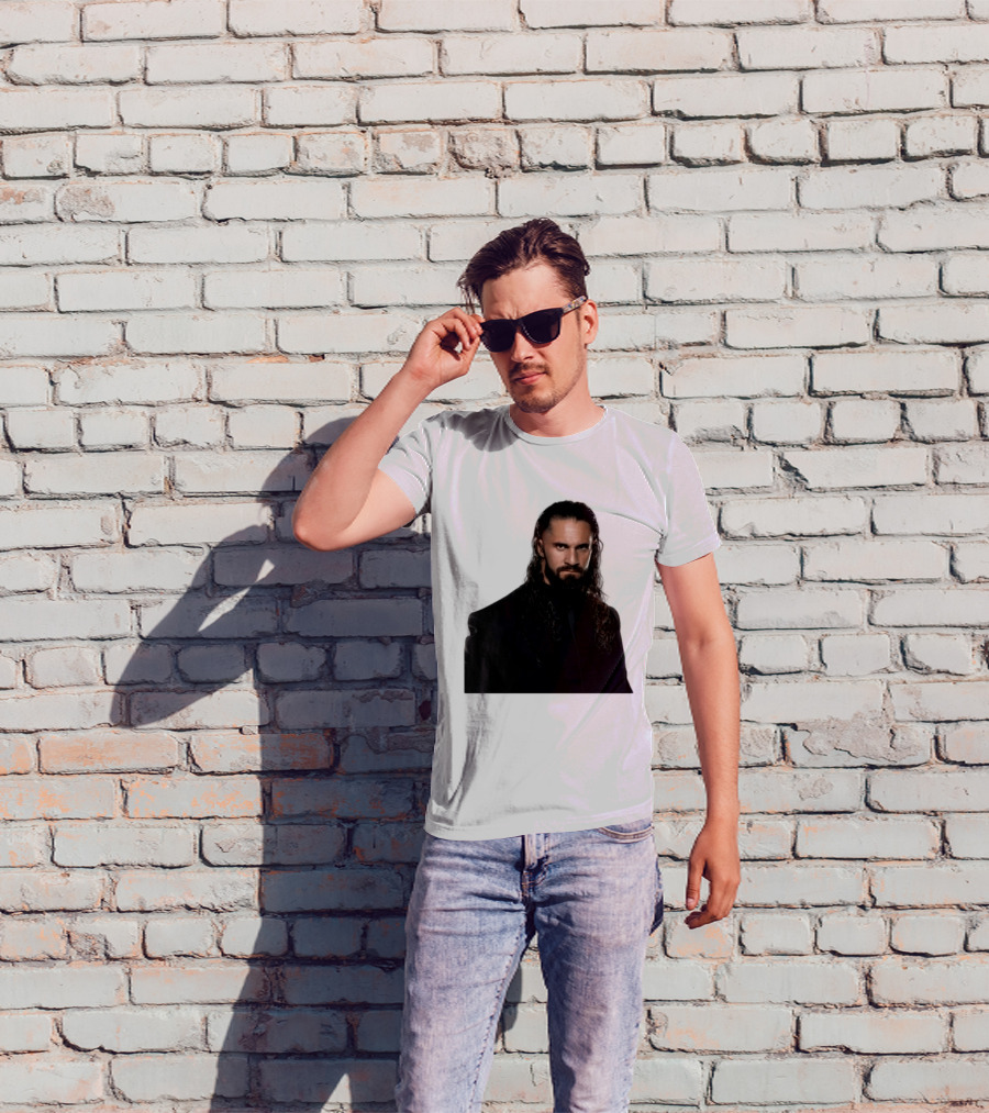 Seth Rollins Has A New Render Intense Gaze And Long Hair T-Shirt
