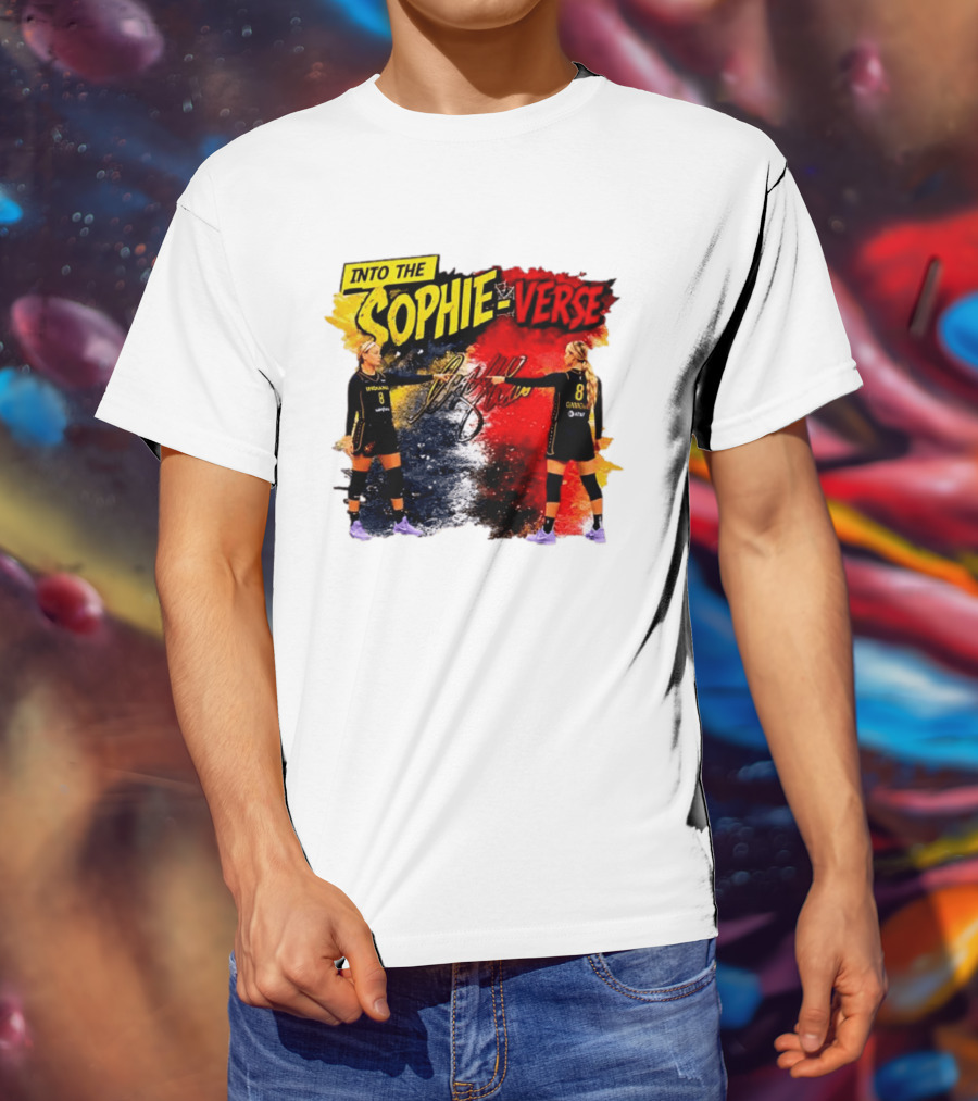 Into The Sophie Verse Sophie Cunningham Indiana Fever WNBA T-Shirt