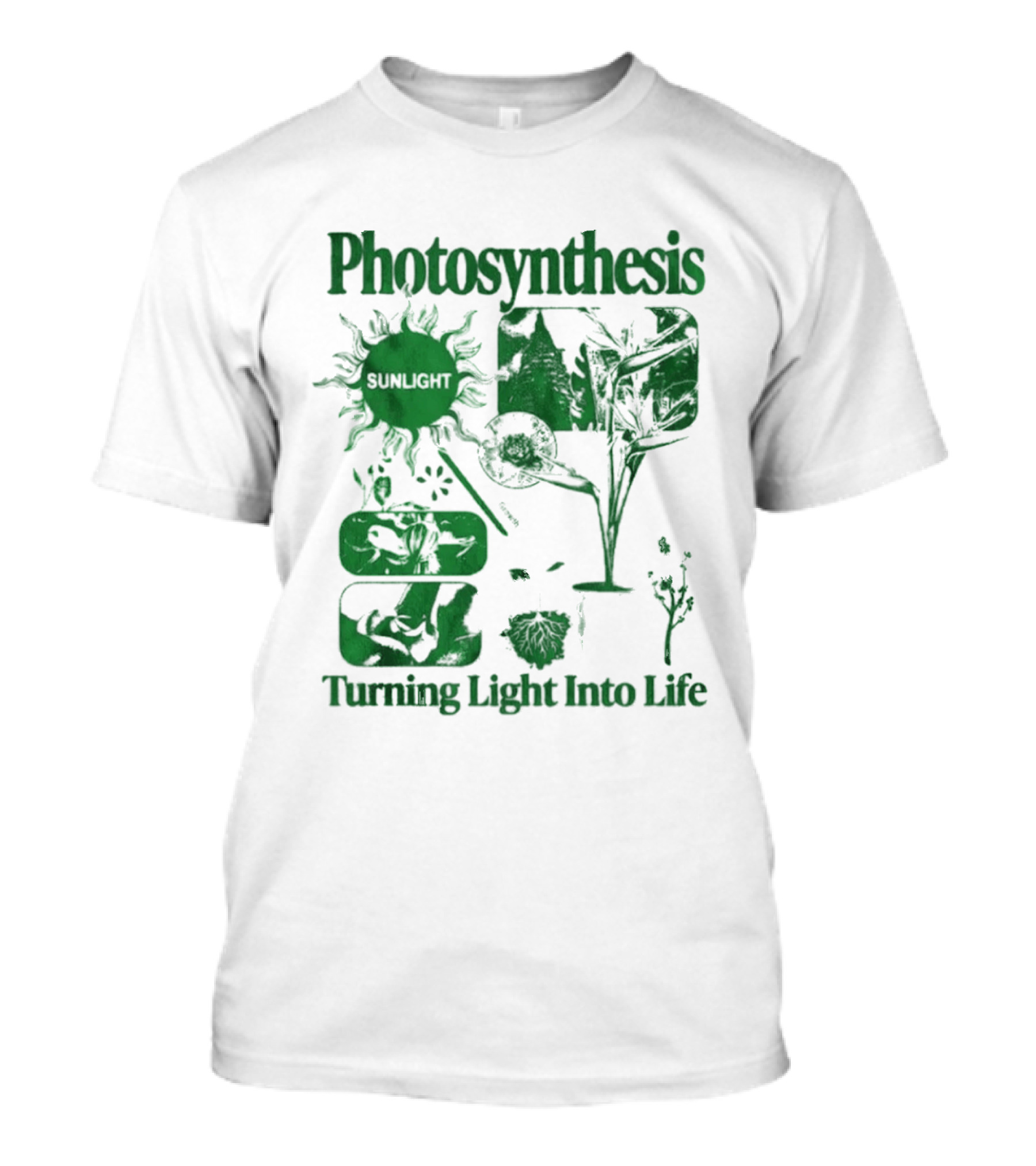 Photosynthesis Turning Light Into Life Science Botanical Diagrams T-Shirt