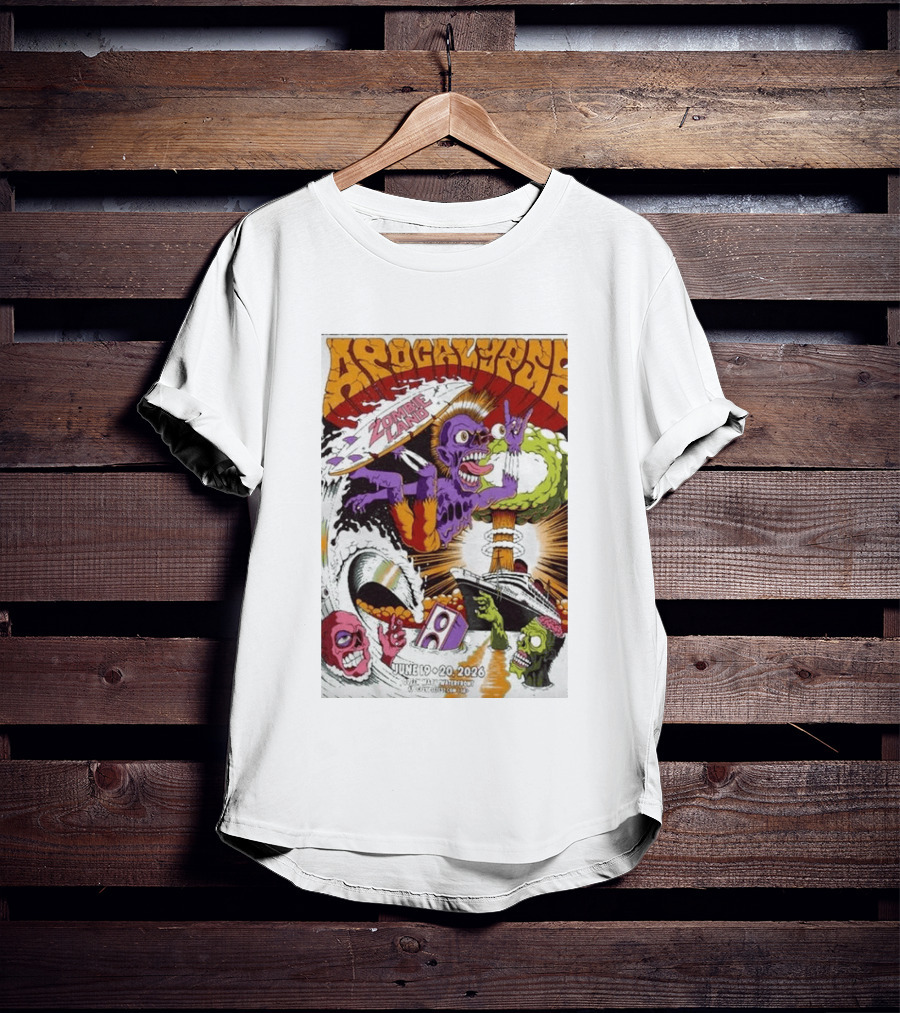 Zombie Land Apocalypse June 19 20 2026 Waterfront Event T-Shirt