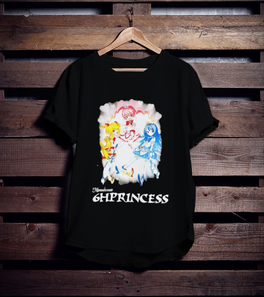 Mononoke 6HPPrincess Anime Characters Colorful Trio T-Shirt