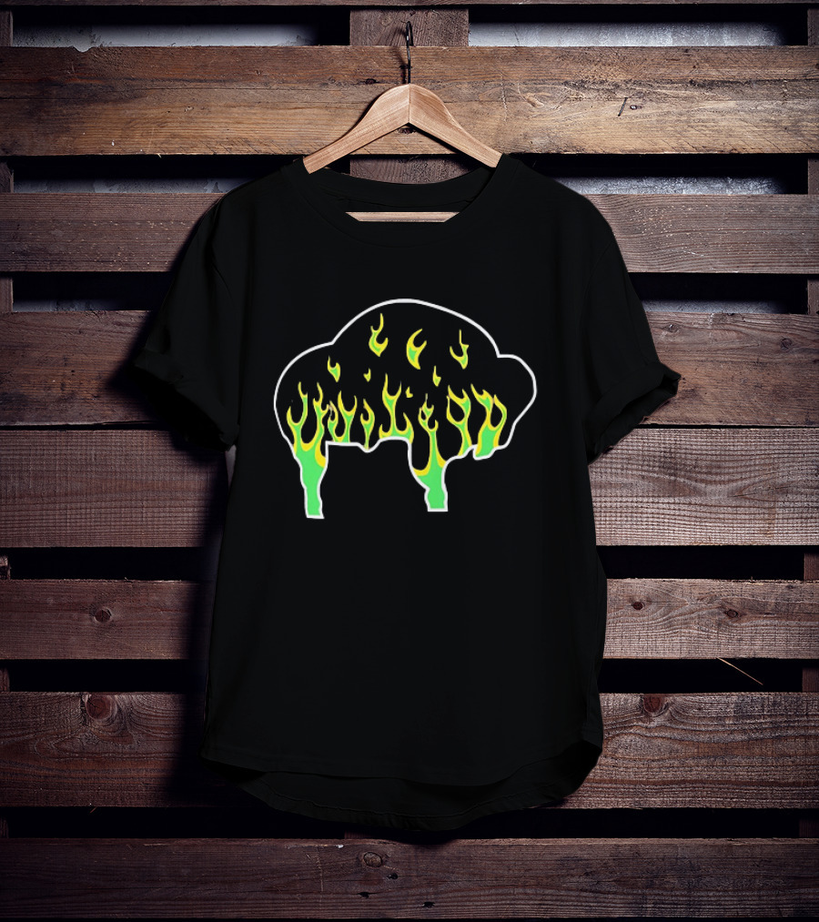 Buffalo Flaming Buffalo Fire T-Shirt