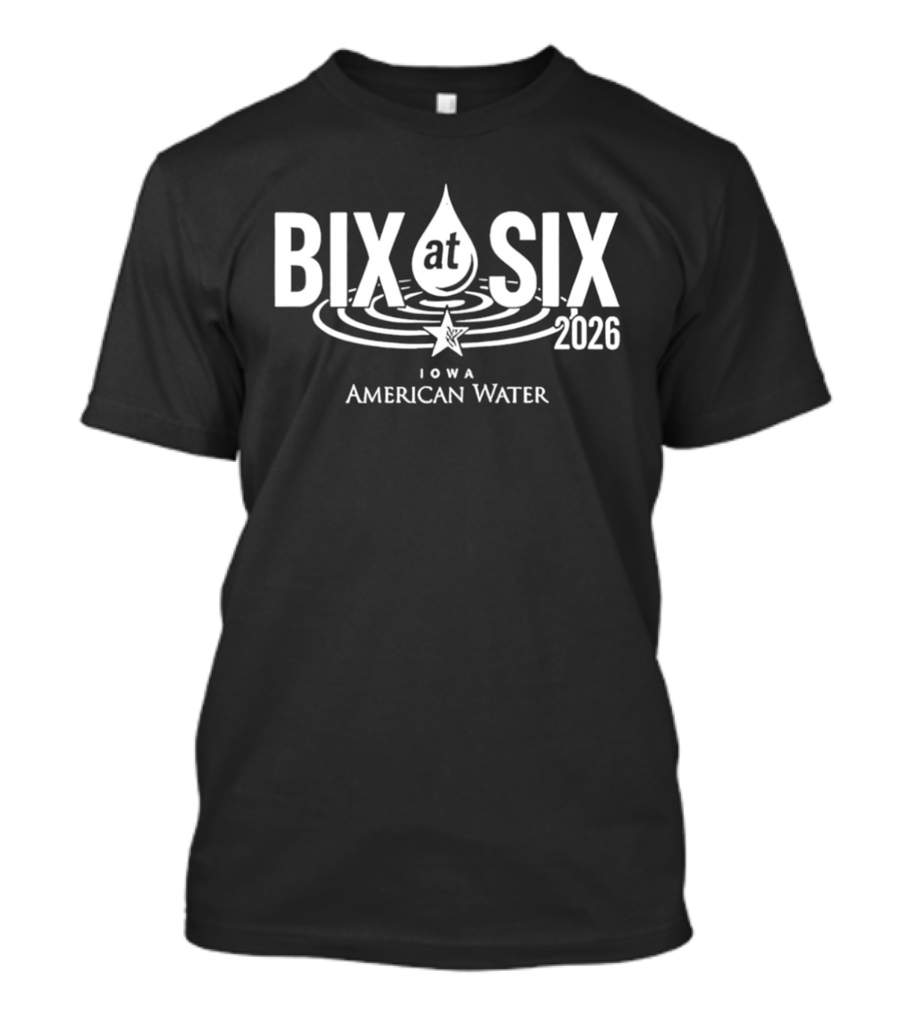 Iowa American Water Bix At Six 2026 Event Celebration T-Shirt