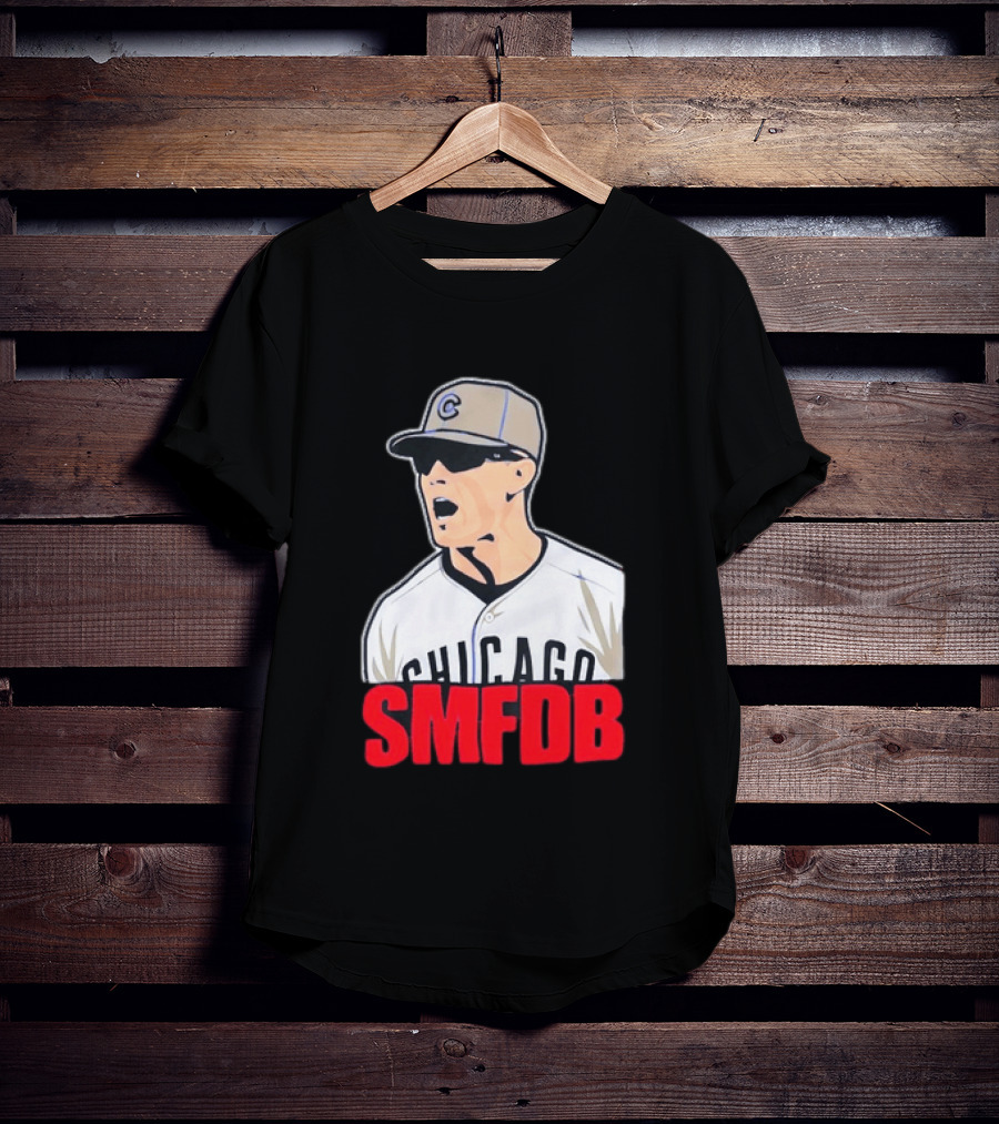 Chicago Cubs SMFDB Manager Yelling Iconic Baseball Team Fan T-Shirt