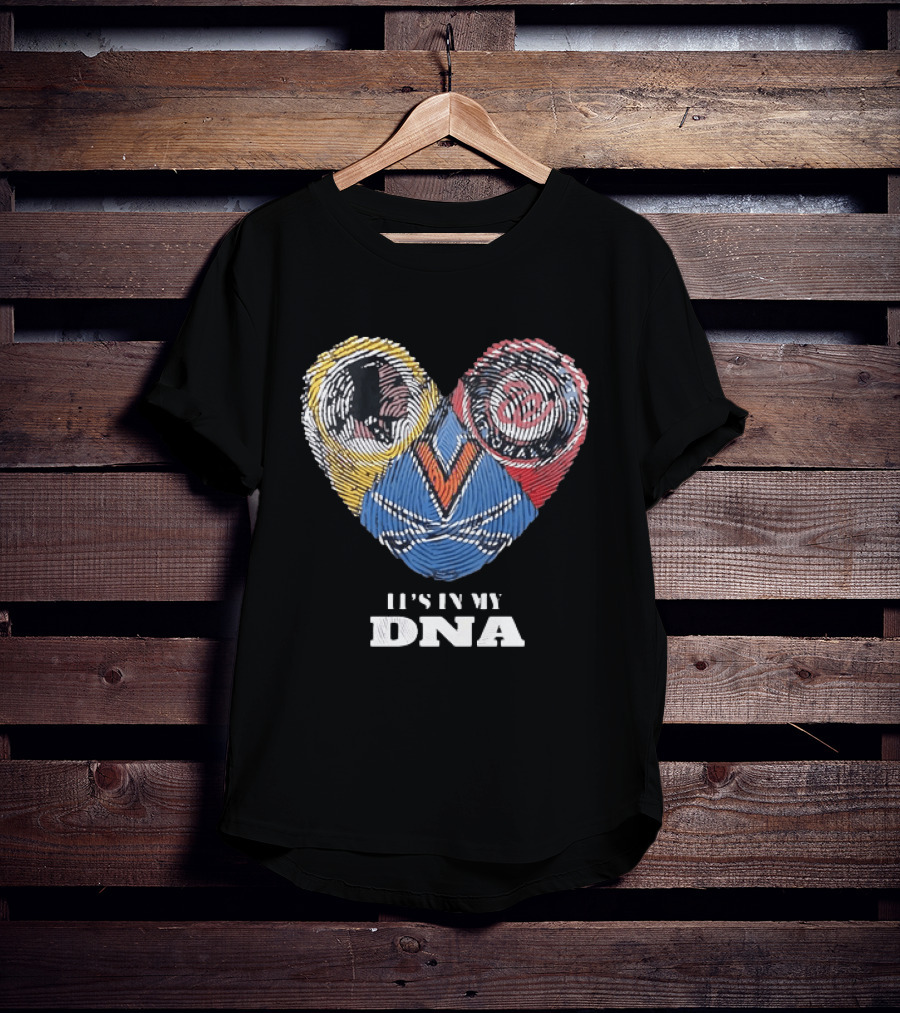 Virginia Cavaliers It's In My DNA Unique Fingerprint T-Shirt