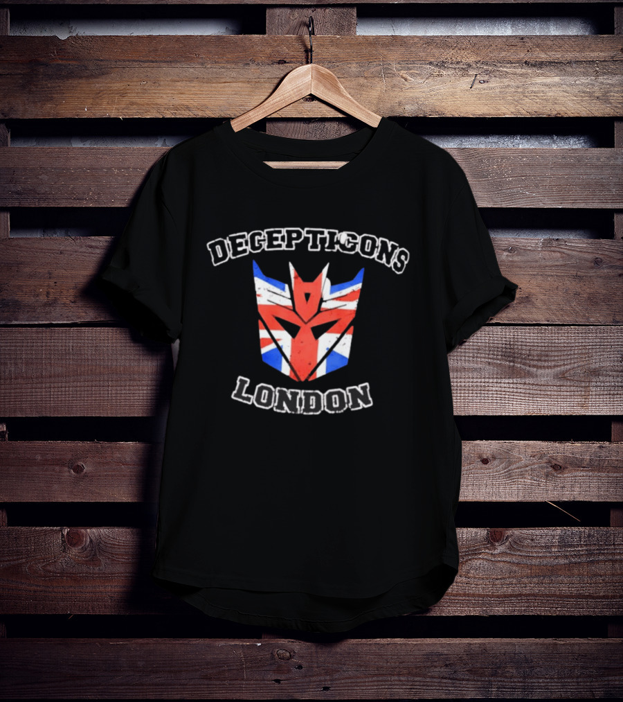 Decepticons London Union Jack Transformers T-Shirt