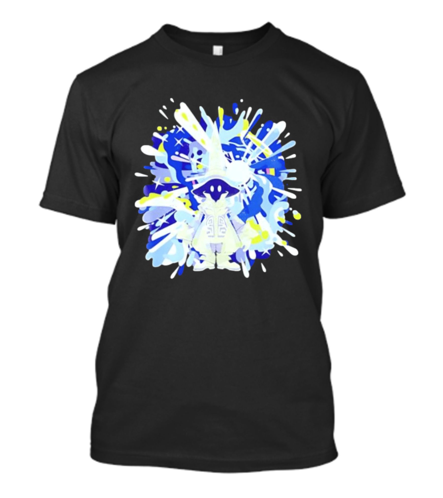 Vivi Ornitier Final Fantasy Black Mage Magic Stars Explosion T-Shirt