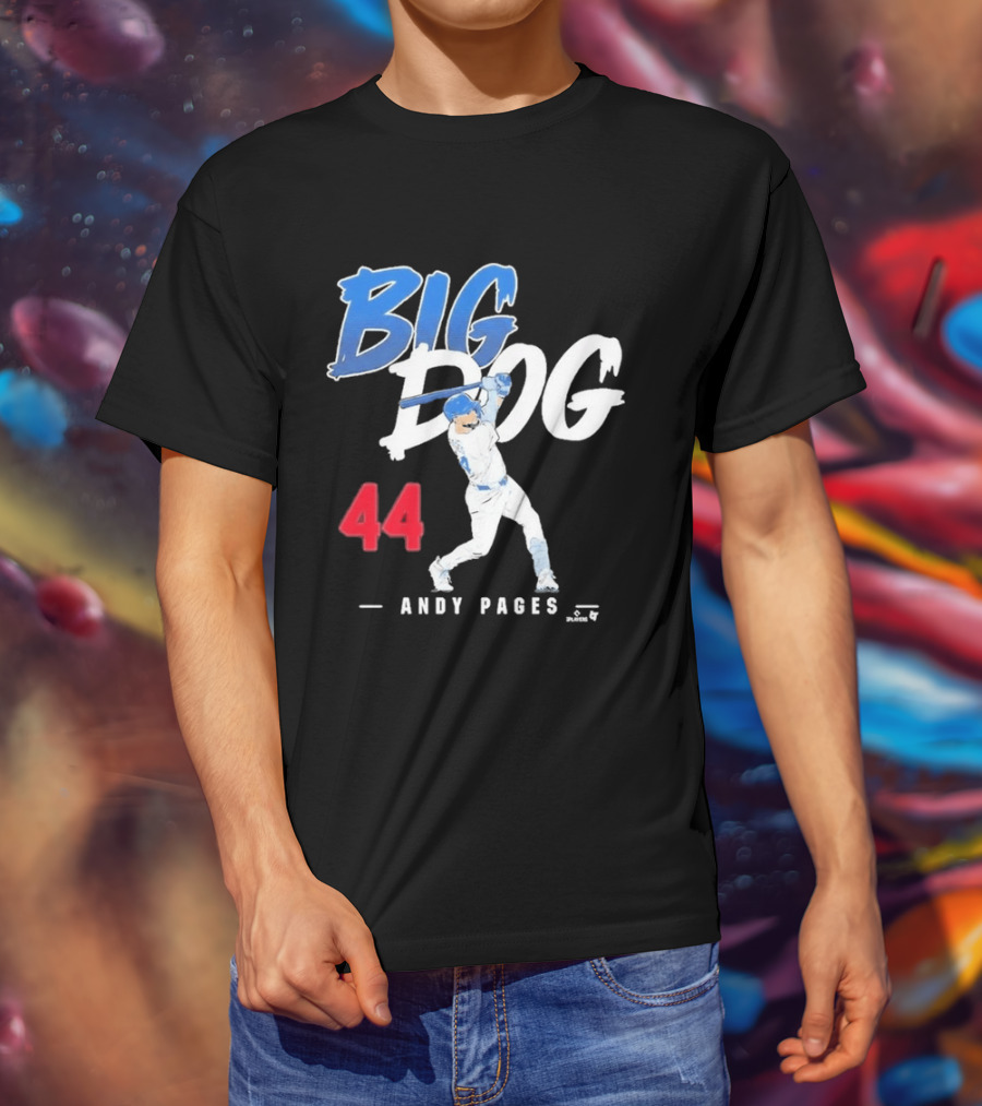 MLB Los Angeles Dodgers Andy Pages 44 Big Dog T-Shirt