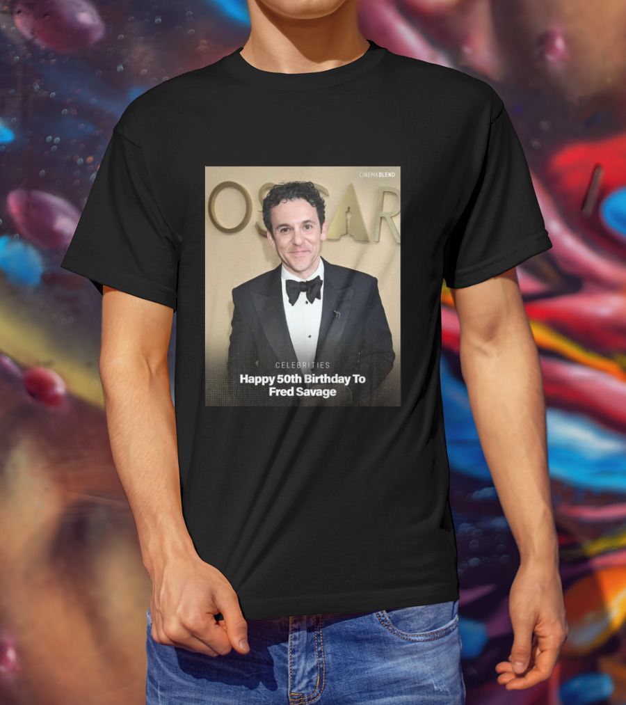 Happy 50th Birthday To Fred Savage CinemaBlend Celebrities T-Shirt
