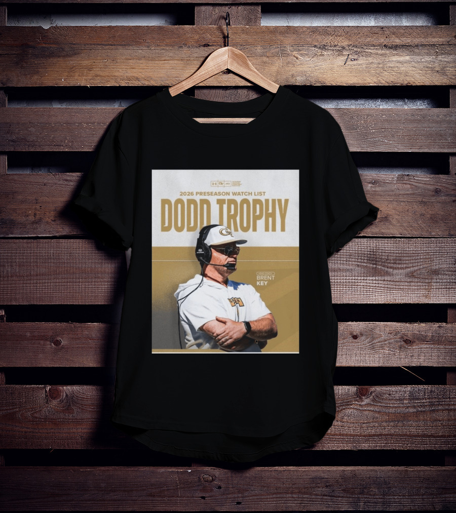 2026 Preseason List Dodd Trophy Head Coach Brent Key T-Shirt