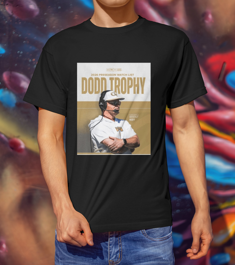 2026 Preseason List Dodd Trophy Head Coach Brent Key T-Shirt